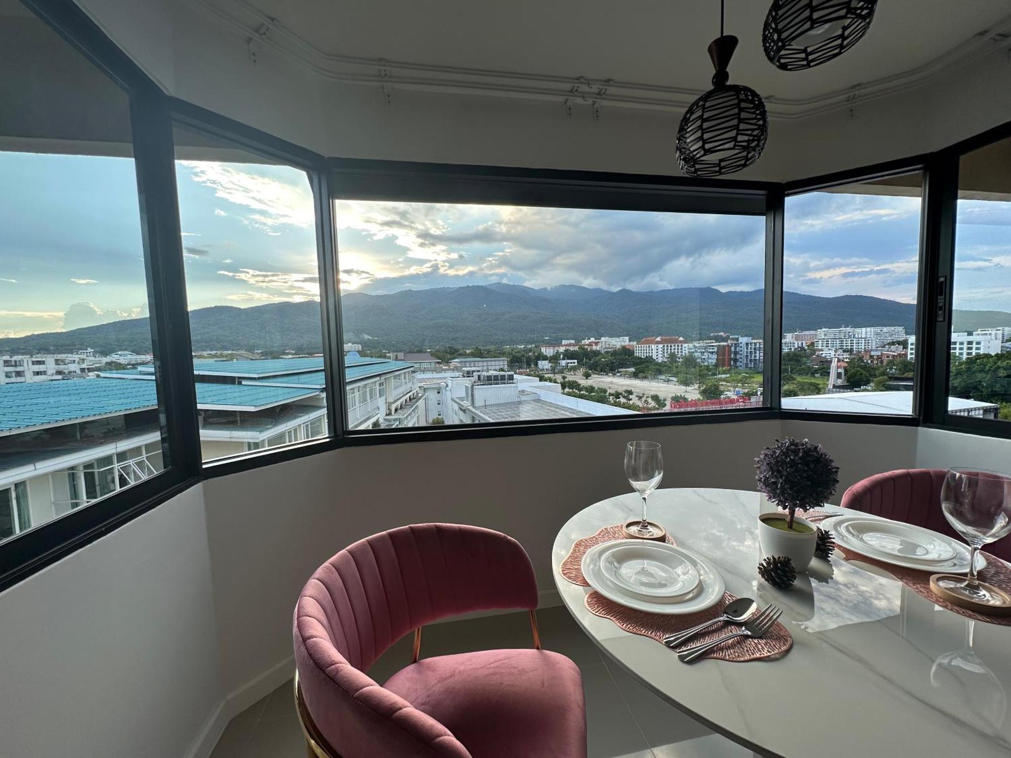 Mountain & City View Panorama At Nimman Chiang Mai Exterior photo